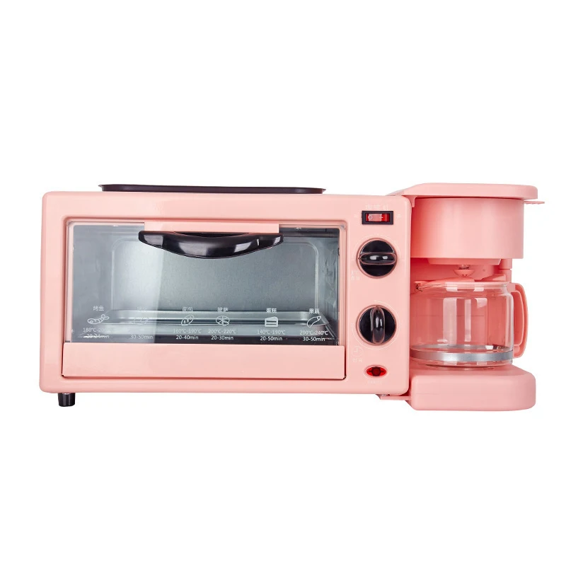 3 in 1 multifunctional breakfast maker Electric Heater 9L Toaster Oven Breakfast Maker