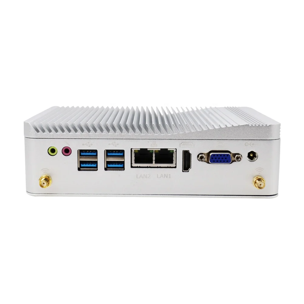 Промышленный безвентиляторный мини-ПК i7 4500U i5 4200u прочный компьютер 2 * i210/i211Giga Ланс 6 * RS232/485 COM HD VGA 8 * USB 3G/4G модуль