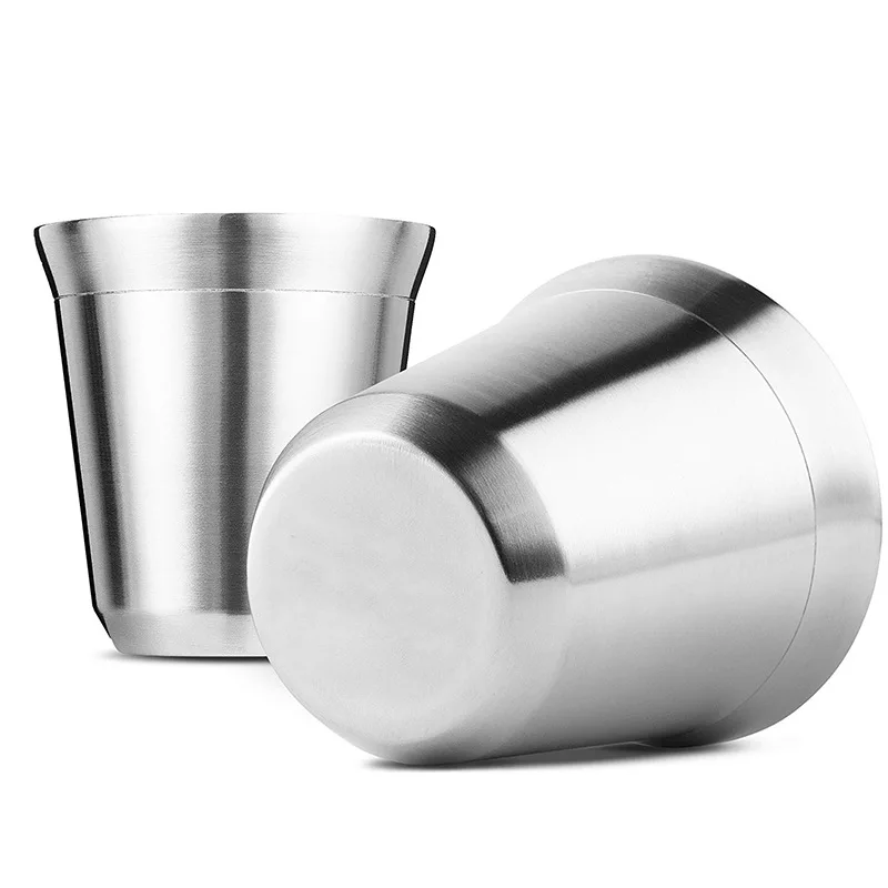 High Quality 80ml Stainless Steel tea cup Double Wall Insulated Espresso Coffee Cup