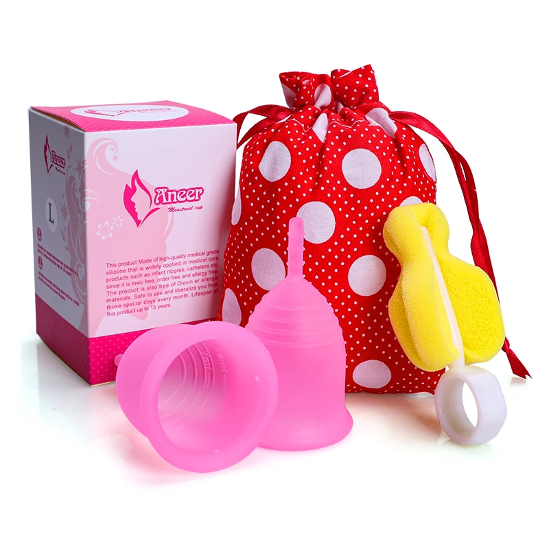 Menstrual Cup Women Period Cup Medical Grade Silicone Lady Cup Feminine Hygiene Menstrual Collector Gift Vaginal Tampons
