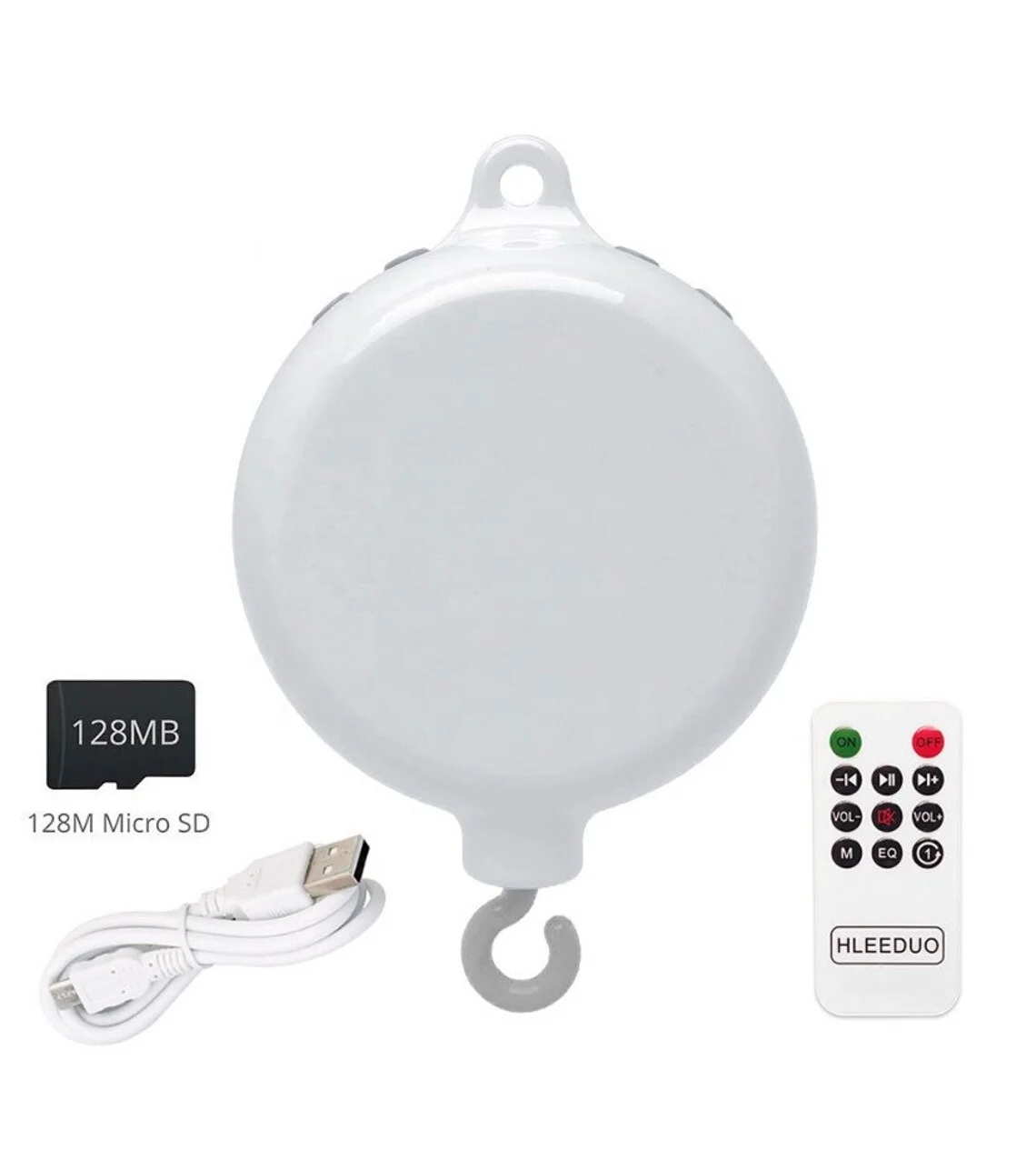 Музыкальная шкатулка с 128 MB SD картой и пультом дистанционного управления для детского мобильного телефона