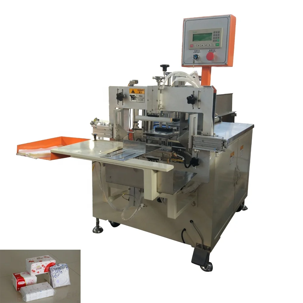 
Best Selling Semi Automatic Napkin Tissue Paper Packing Machine 