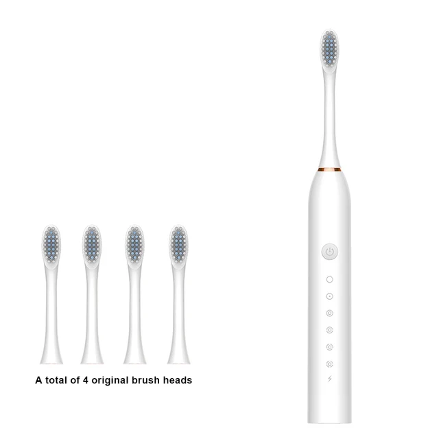 2021 sonic electric toothbrush USB rechargeable tooth decay cleaning tool IPX7 waterproof whitening teeth