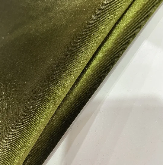 Korea polyester upholstery velvet  fabric for sofa