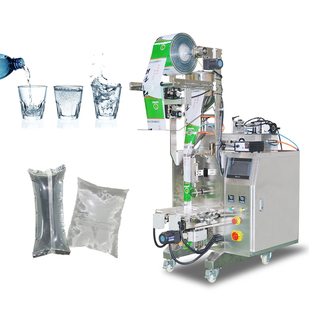 Multi-Function vertical Milk Form Sealing Liquid Filling Labeling Packaging Machine