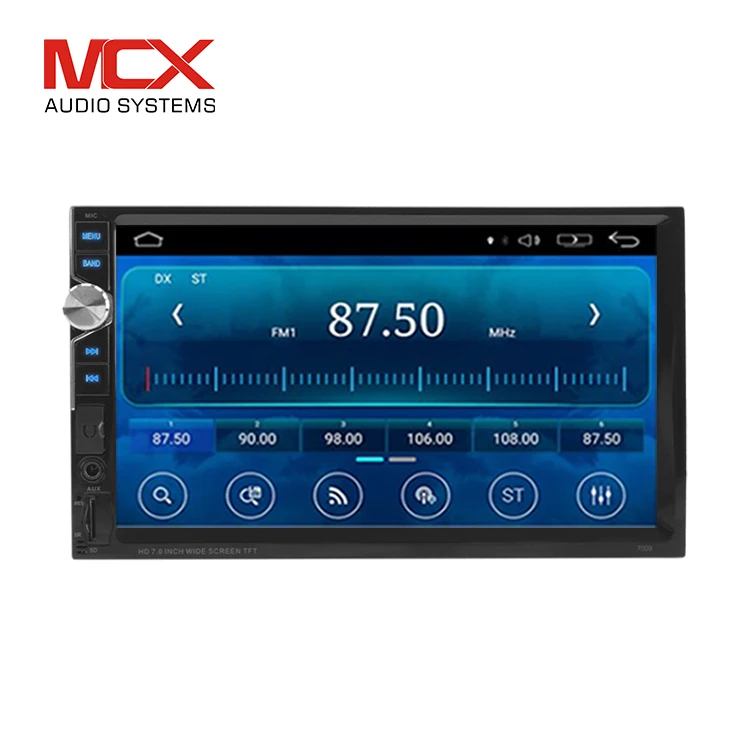 MCX 7 Inch Android 10 Gps Touch Screen Automatic Broadcast Dsp Carplay Navigation Radio Player For Mass Car