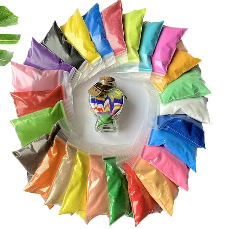 China high quality color  sand natural decorative colored sand