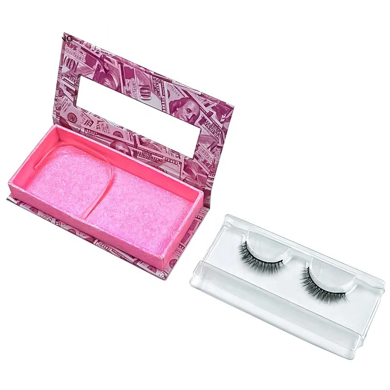 Hot Seller Empty Paper Extension Vendor Cardboard False Eyelash Storage Box Lash Packaging Box