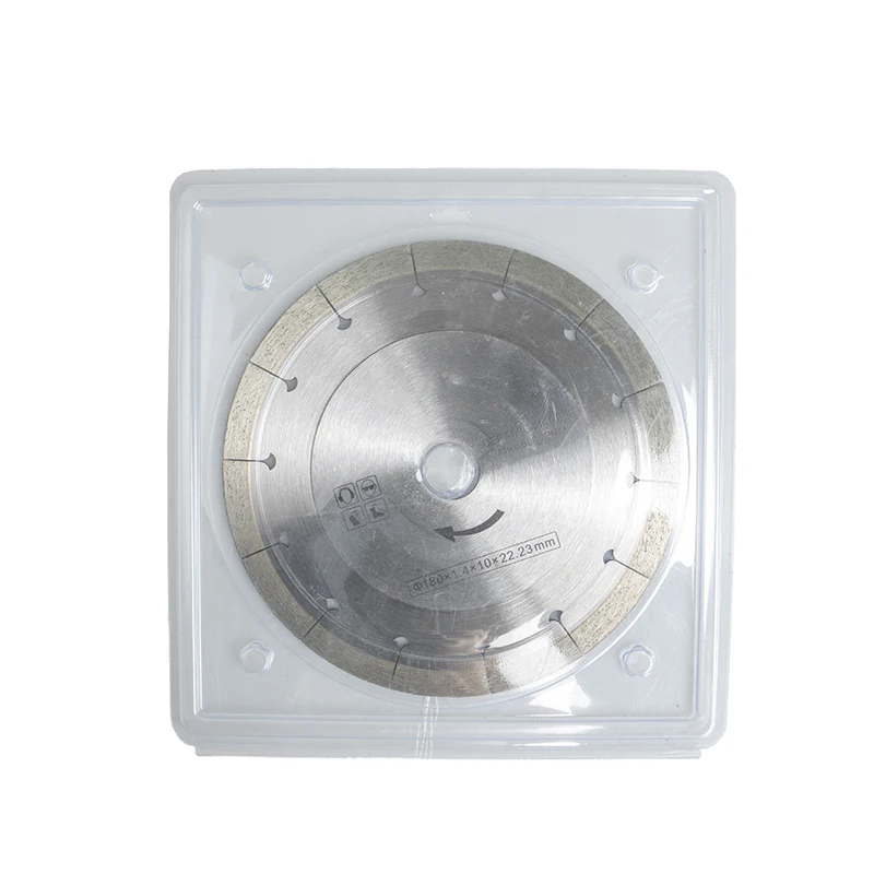 Zhongzuan 125x2x22mm Thin Kerf Turbo Diamond Circular Cutter Saw Blade For Wet/Dry Cut Ceramics Tile