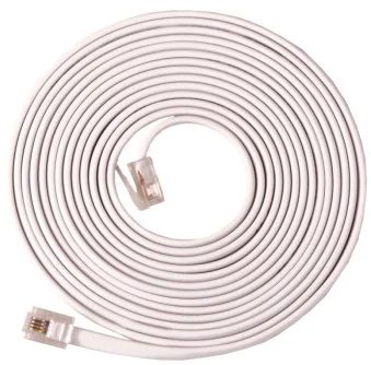 high quality flat Curly 6p4c 6P6C  4p4C 2P2C 1pair 2 pair 3 pair rj11 rj12 telephone handset patch line cord