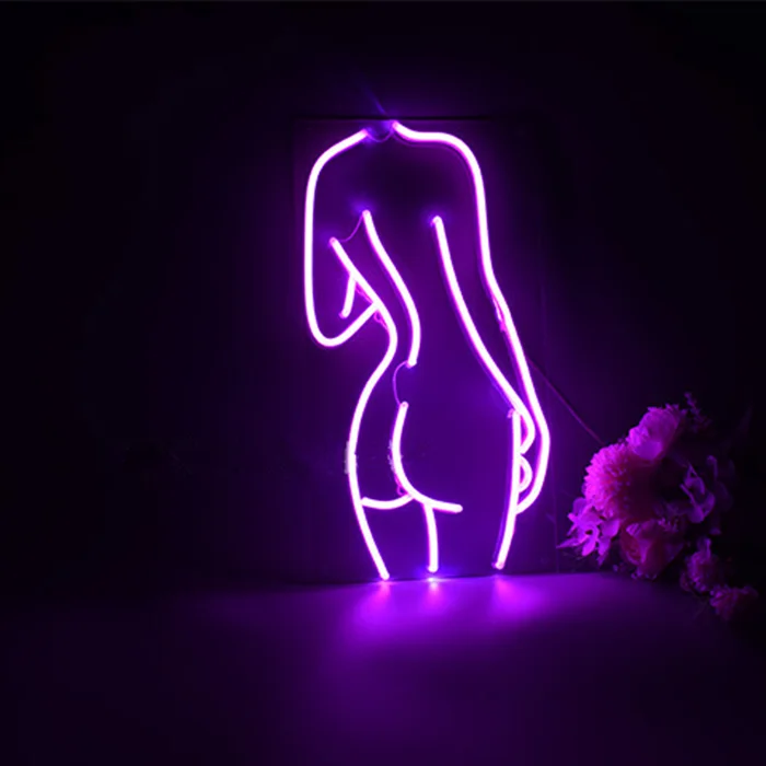 
Sexy ladies back neon sign, neon sign, hanging LED, suitable for home bar window restaurant decoration 