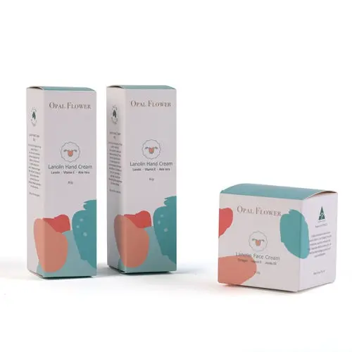 Custom Matte Laminated Printed Cosmetic Paper Box Skin Care Product Packaging Box