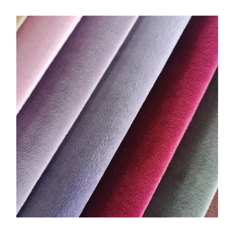Super soft 100%Polyetser velvet fabric Holland popular For sofa curtain home