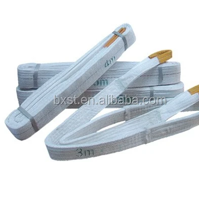 Durable flat stone slab lifting sling 6m+8ton belt