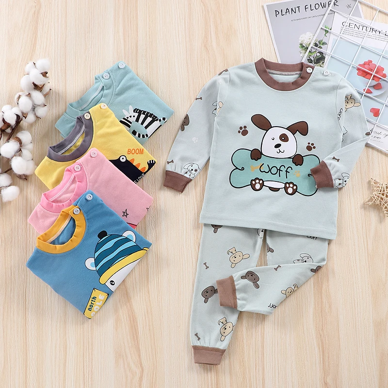 Wholesale Kids Clothing Pyjama Sleepwear Factory for Kid Clothing Bulk Vietnam High Quality Soft Cotton Cartoon Quantity Summer