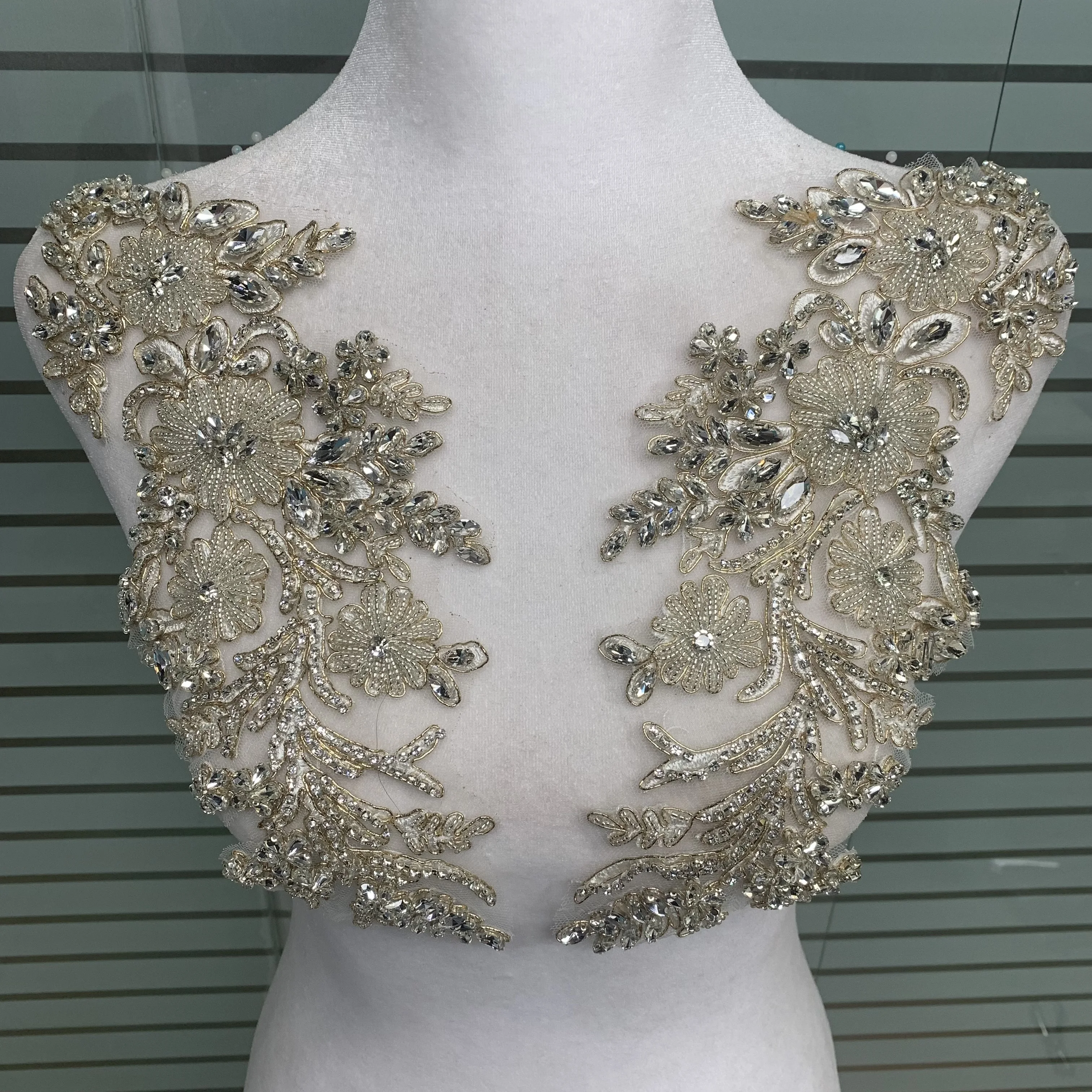 Dress veil DIY applique accessories High-end quality three-dimensional  applique