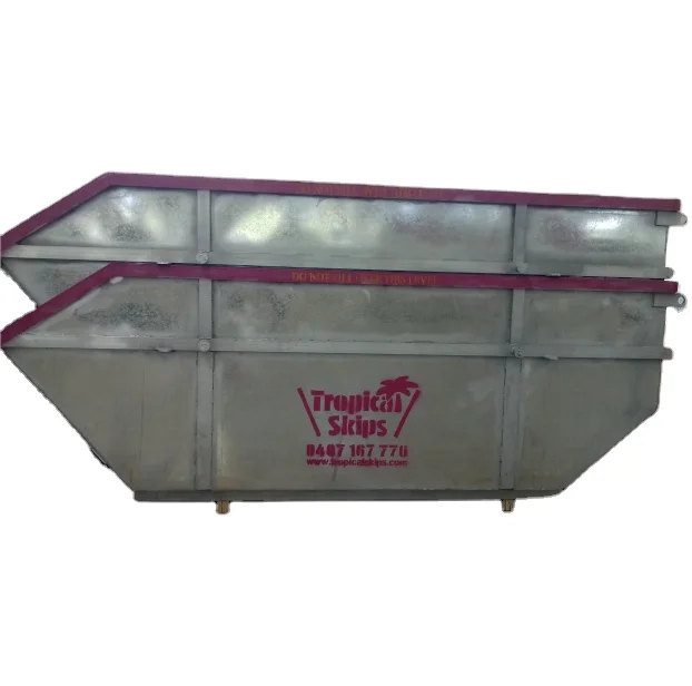 9000L galvanized sheet garbage skip  bin