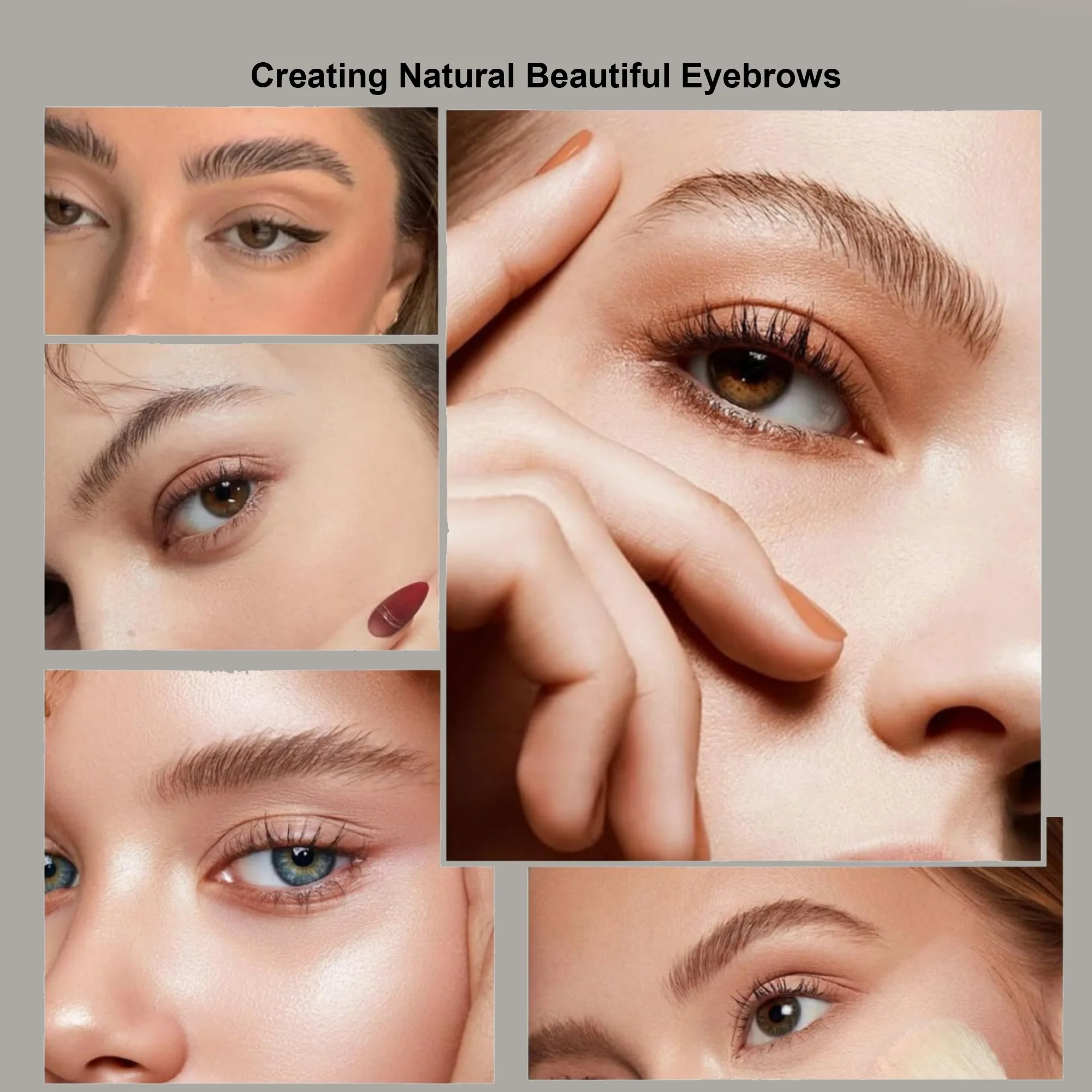 Natural Private Label Eyebrow Gel Cruelty Free Brow Styling Gel Set Eyebrow Enhancer Mascara Waterproof Brow Enhancer Gel