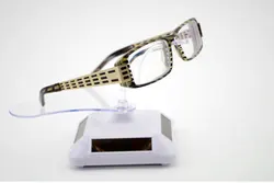 Tenyarn Solar Power 360 Degree Rotating Sunglass Display Stand Turntable Automatic Rotary Displays Rack For Sunglasses