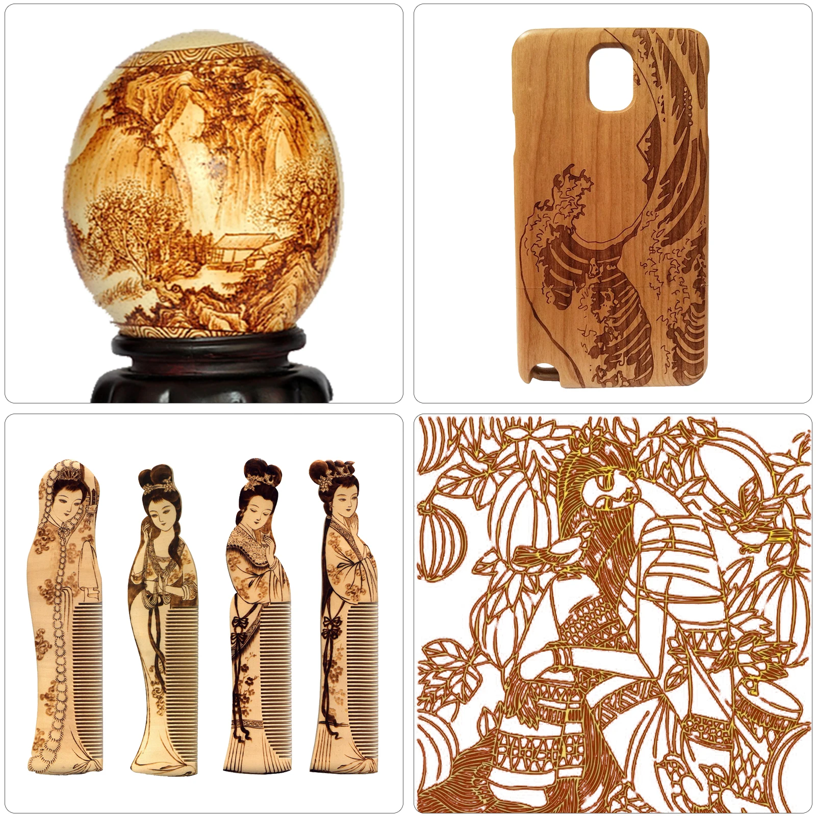 37Pcs pyrography wood burning kit For Beginners Adjustable Professional wood burner pen Tool and Accessories woodburning Embos