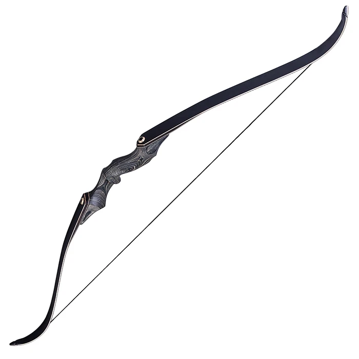 Best Selling Black Hunter Hunting Wooden Riser Recurve Bow