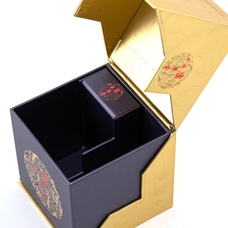 Wholesaler custom logo luxury magnetic candle packaging boxes paperboard gift boxes for candle