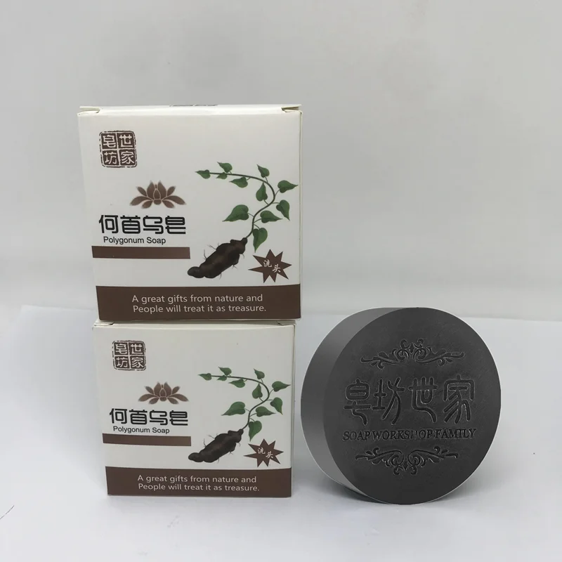 hot sell hair care beauty polygonum soap Multiflorum Oil Control Hair Growth Shampoo Bar Soap for Repair Moisturize Damaged Hair