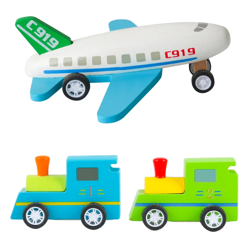 Factory wholesale wooden baby car toys baby montessori toy car