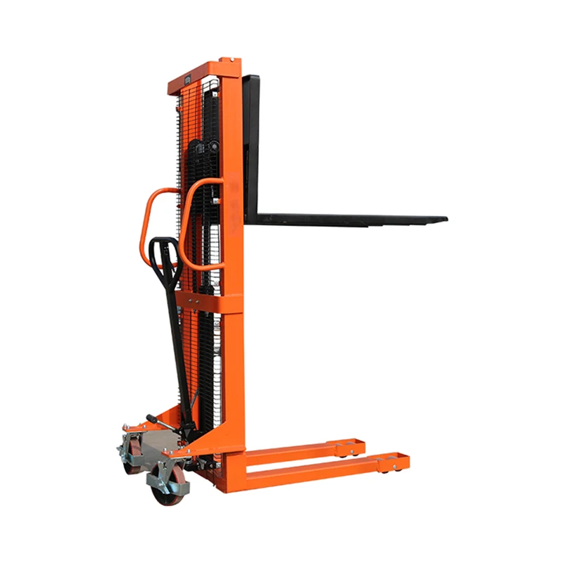 1 Ton Manual Stacker Forklift Hand Hydraulic Stacker