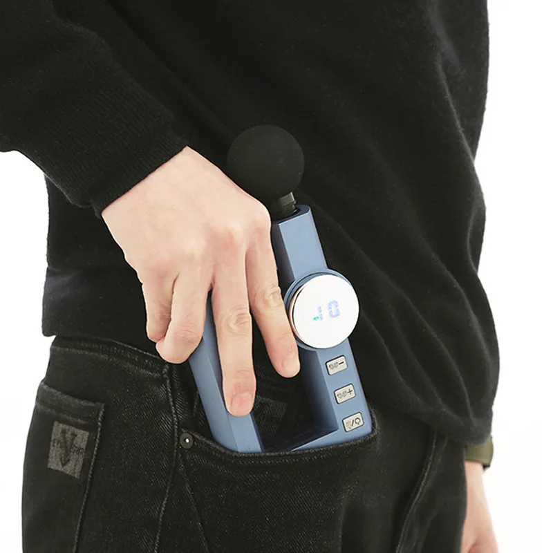 new product mini massage gun hot cold compress heating deep tissue vibrating professional portable body muscle massage gun