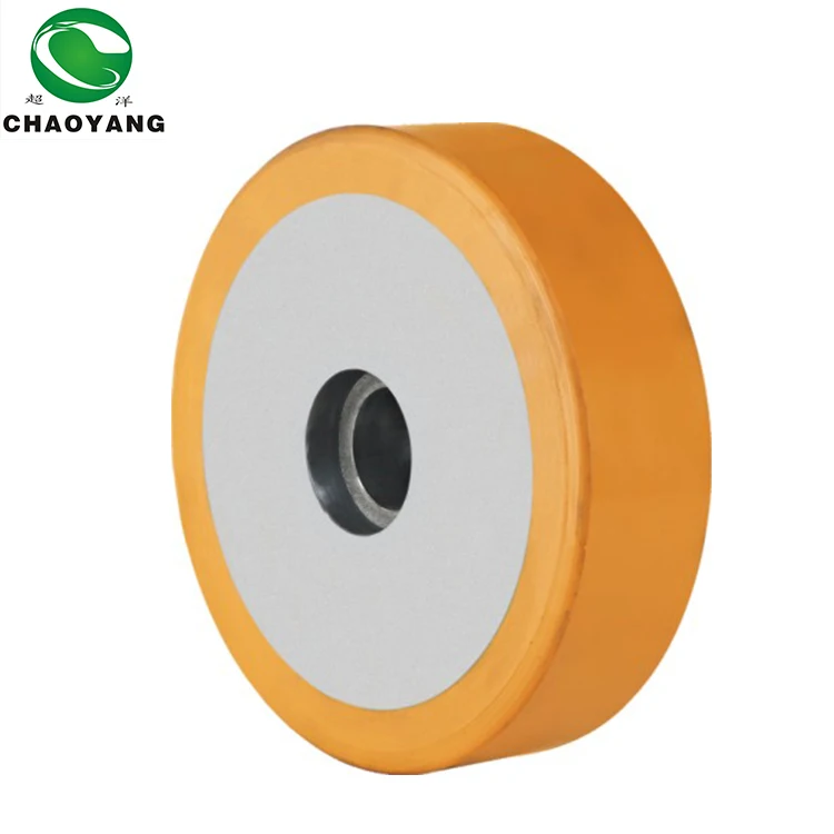 2020 new high quality 220mm*70mm-G PU delrin omni-directional casters solid v diving wheel for Noblift electric forklift