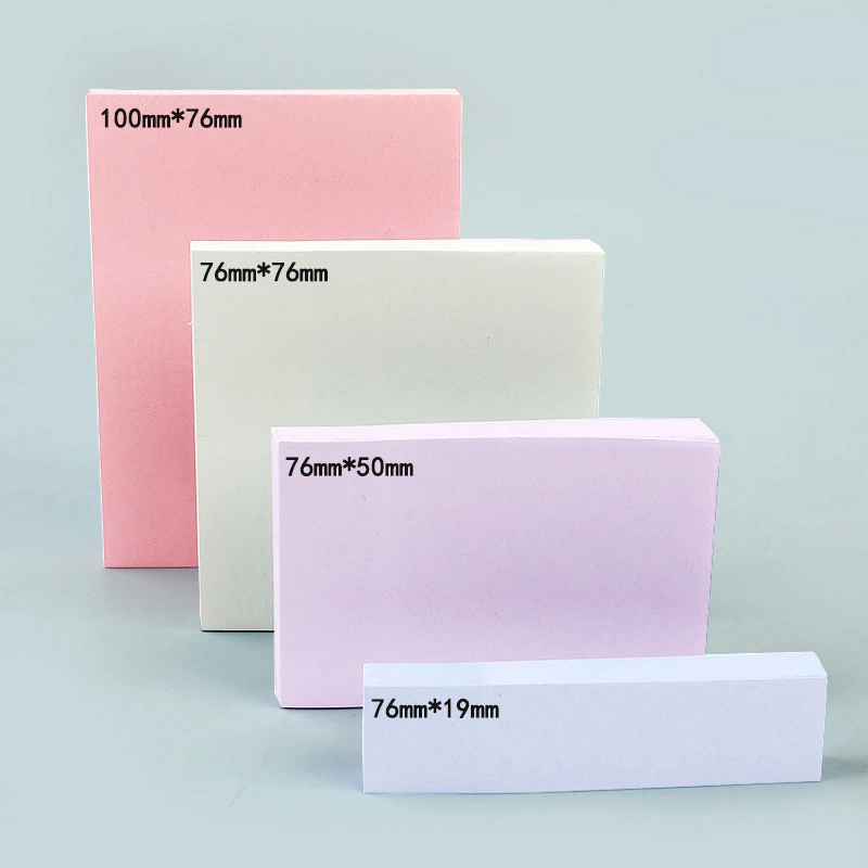 Self-adhesive Sticky Notes Business Office  Pads Post Notepads Back to School Supply Planner Notebook Index Tabs List