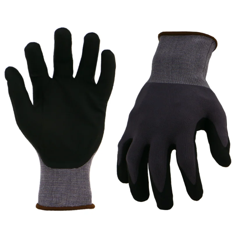 BSP general purpose construction safety foam nitrile coated work gloves