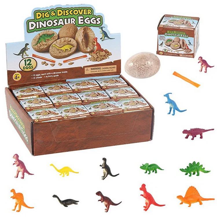 Dig Toy Dinosaur Eggs Archaeological Simulation Fossil Skeleton DIY