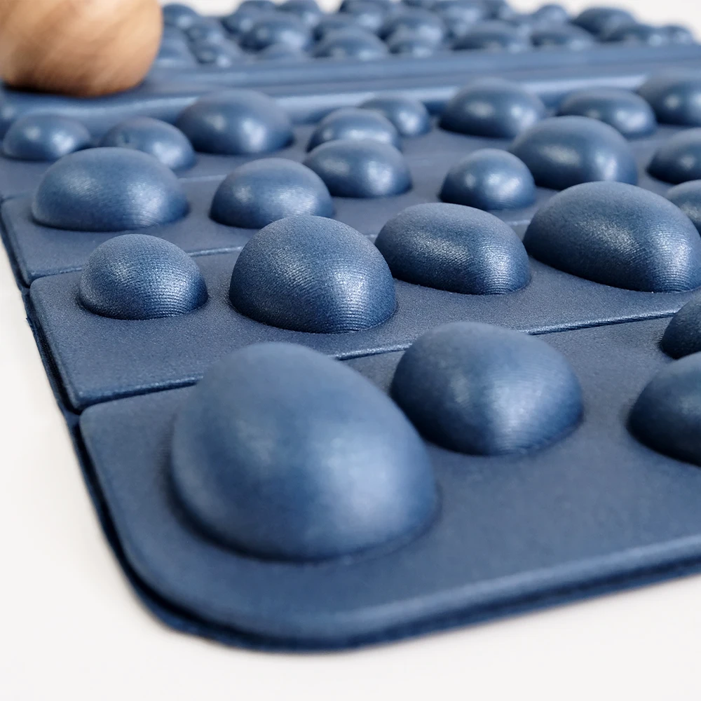 Huayi Eco-Friendly High Density  Domestic Durable EVA Rock Mat & Cork Massage Ball Set for Foot Massage