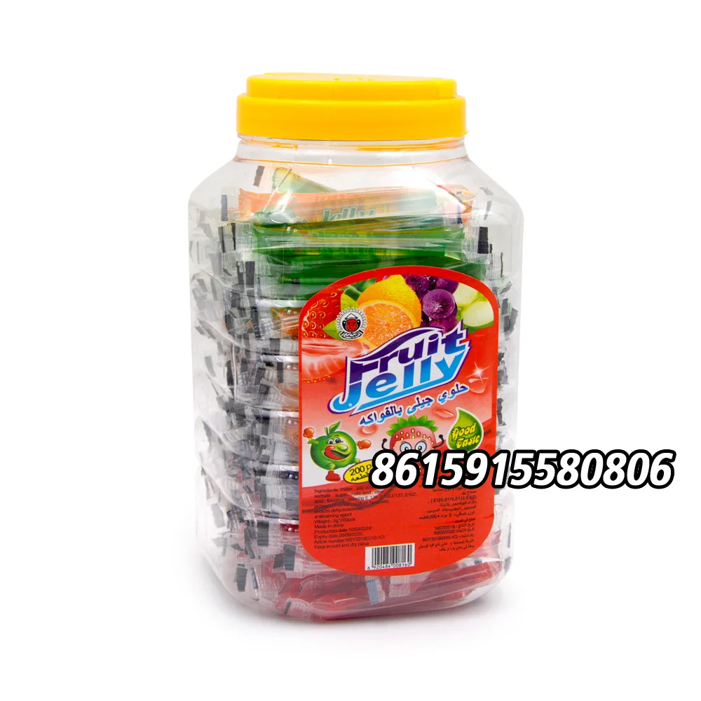 OEM Assorted Fruit Flavor Stick Jelly Candy