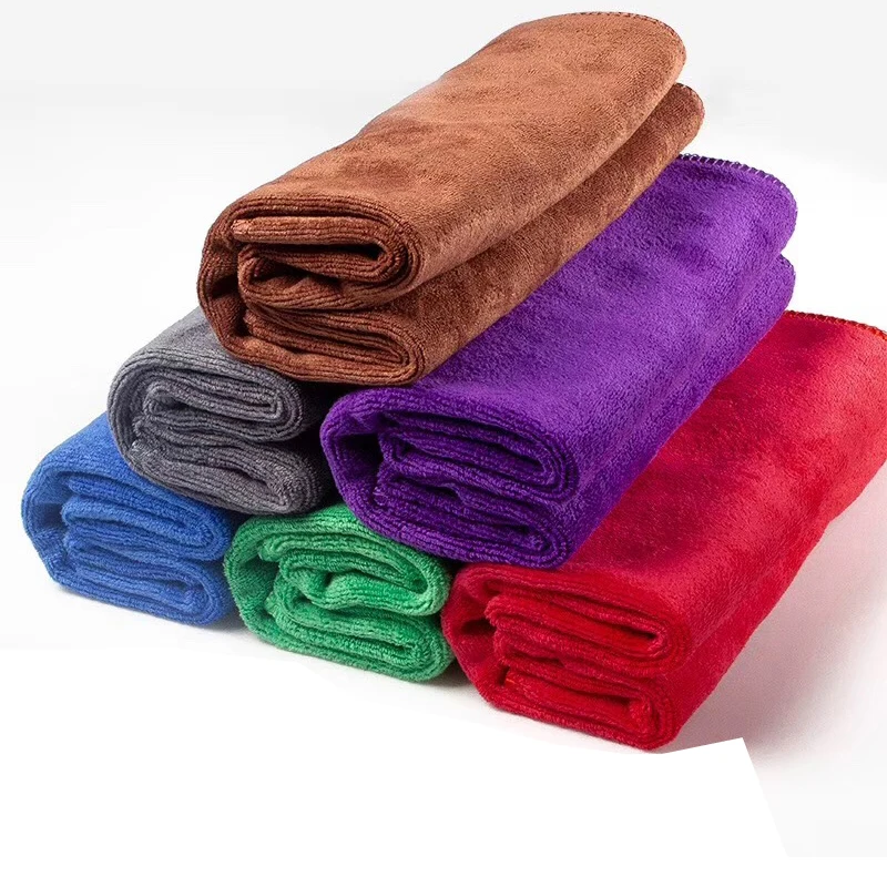 Wholesale car wiping detailing towel super absorbent microfiber cloth
