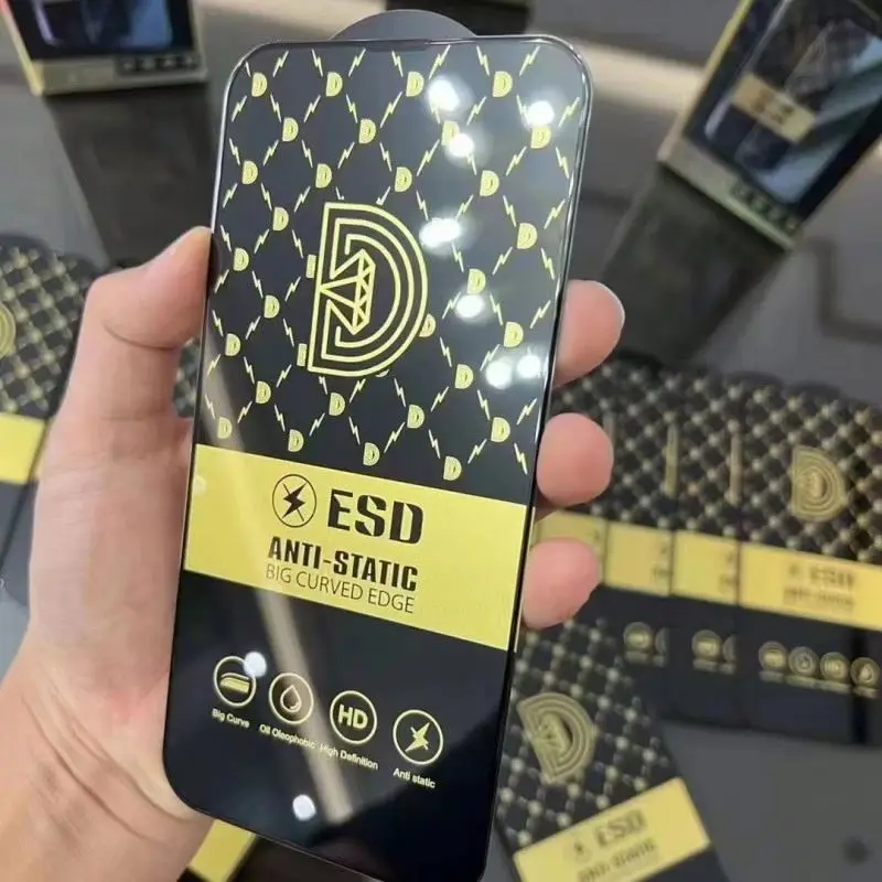 Suitable for iphoe 14 mobile phone 4Core dustproof electrostatic ESD glass protector A72 full screen A52S5G tempered film