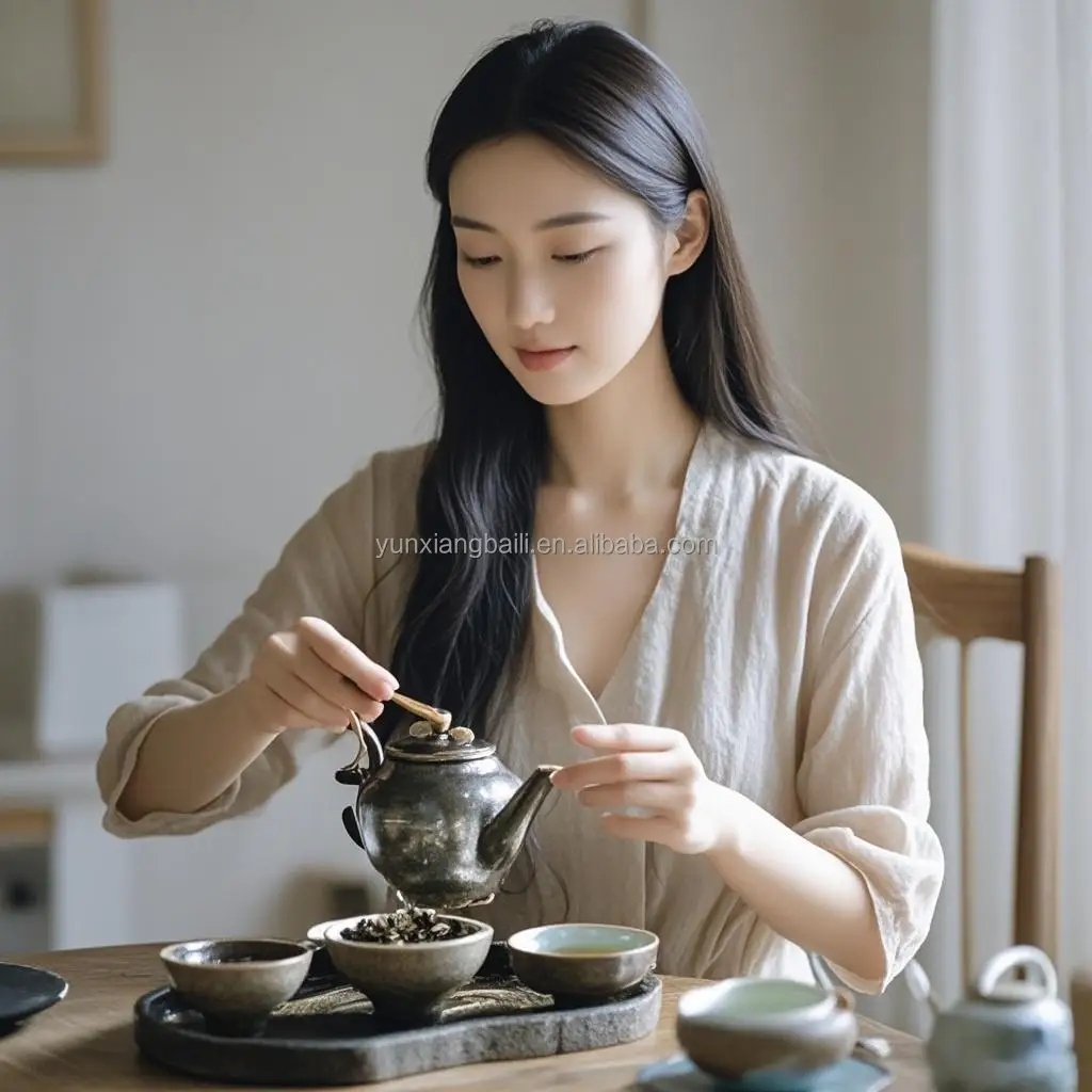 High Quality Wholesale Price beautify and slimming Organic Black bagTea  from China  Fermented Health golden silk  Tea