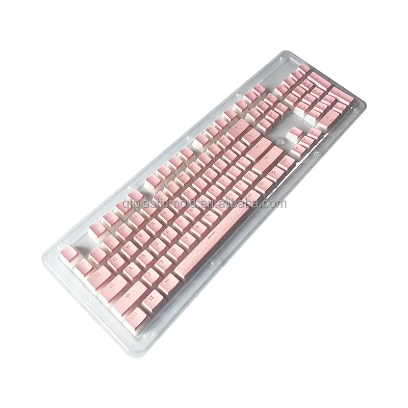 Двойные выстрелы подвесные колпачки для клавиатуры под заказ пластиковые кнопки инъекционные детали PBT/ABS пластиковые колпачки для клавиш под заказ форма