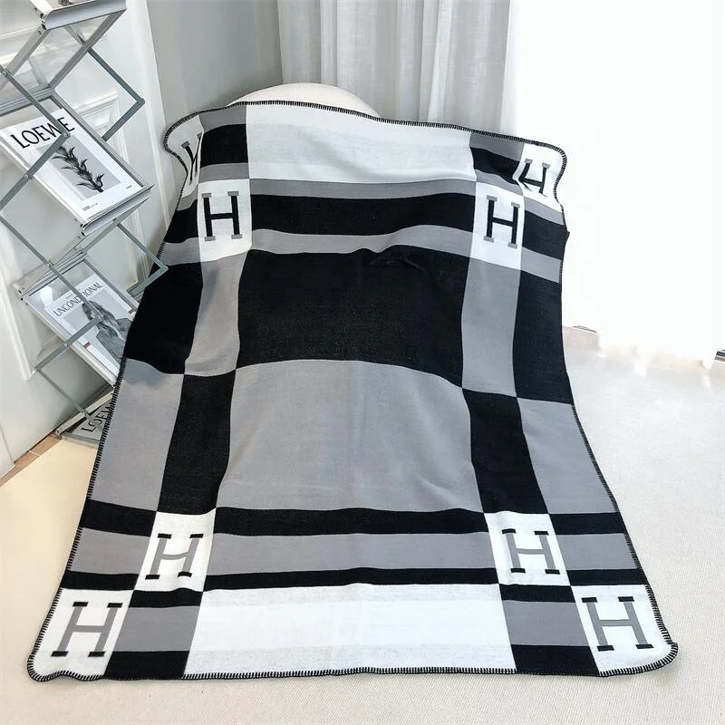 flight air conditioning sofa blanket single shawl scarf car nap large lattice home h blanket wholesale