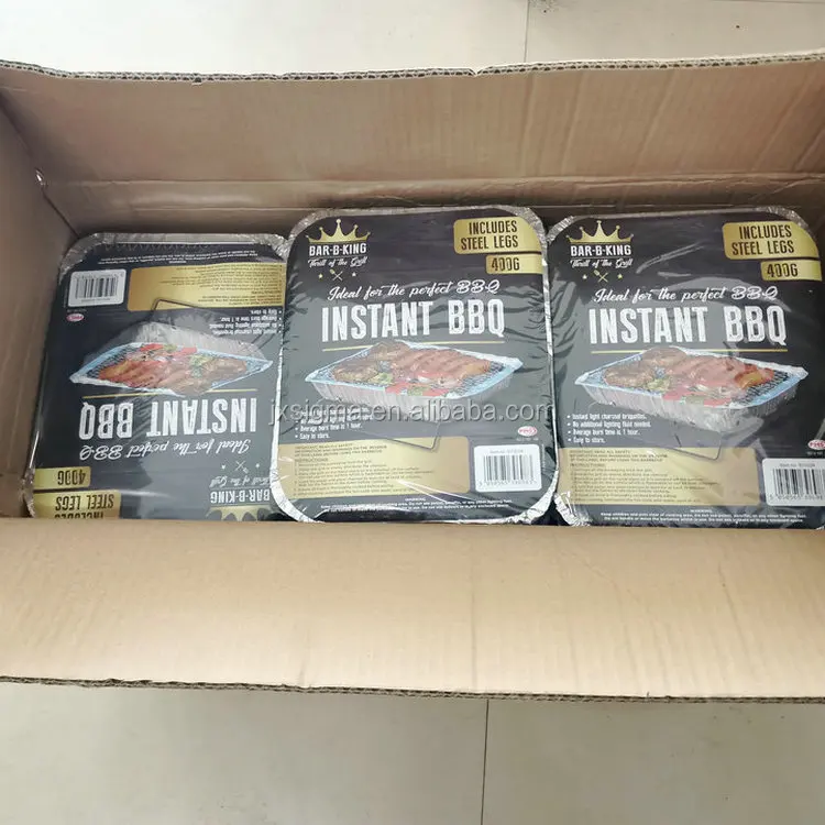 MIni Disposable Instant light ready to use portable bbq charcoal grill