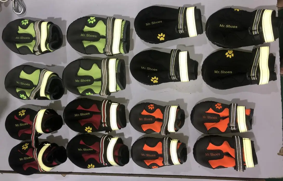 Paws Protective Winter Dog Boots Eco-Friendly Waterproof Sport Style Mesh Cotton Shoes Comfortable Outdoor Walking Cute Dogs