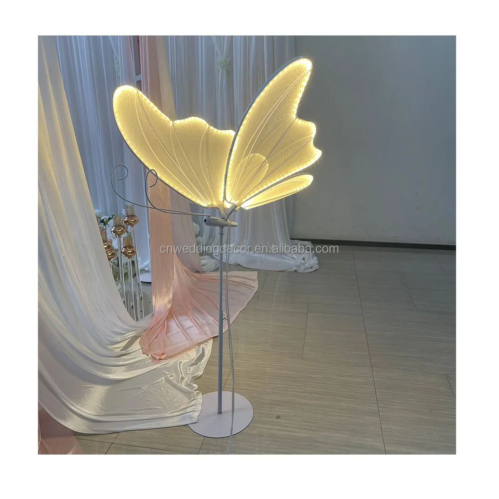 Moving Acrylic butterfly Wedding Clear butterfly For balloon Decoration birthday Party