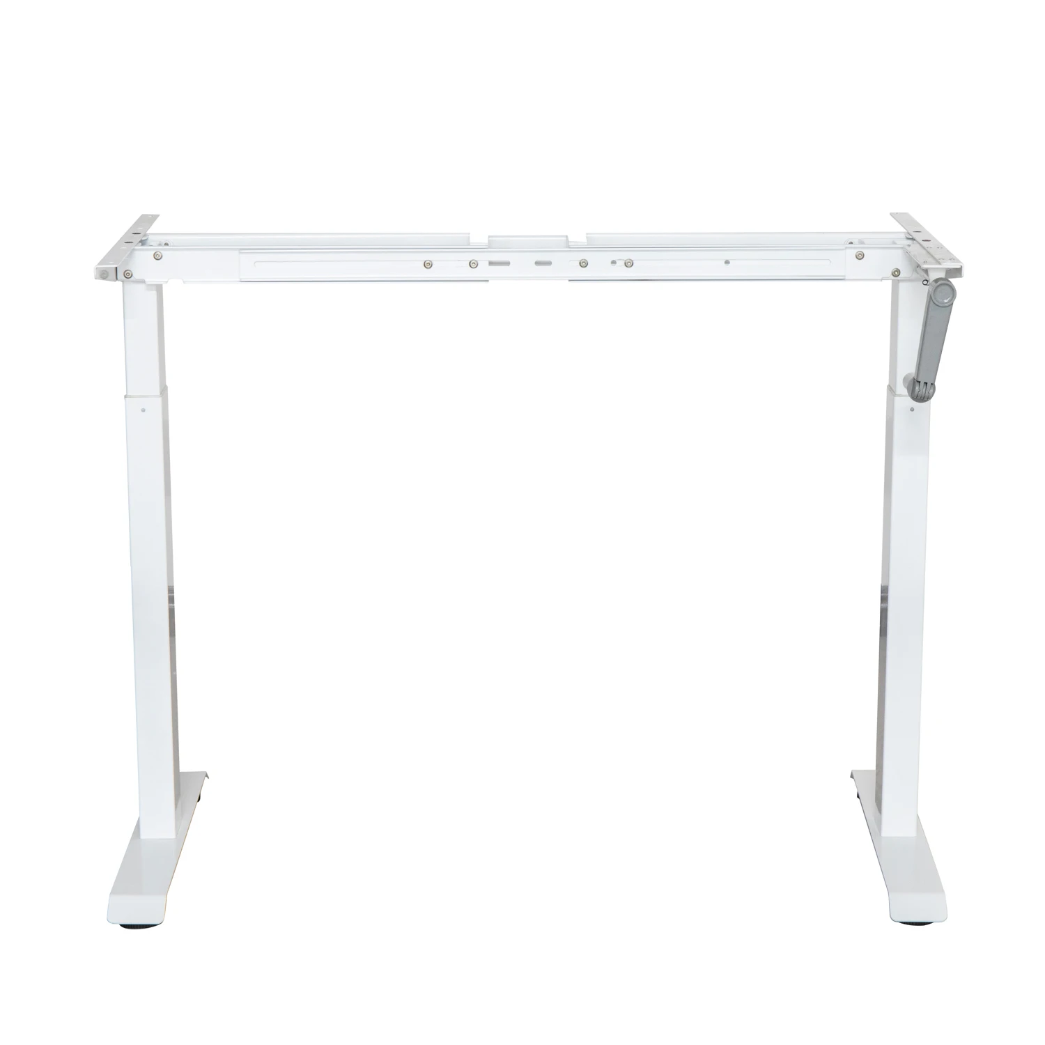 folding wholesale Extendable ergonomic adjustable height hand crank standing desk frame