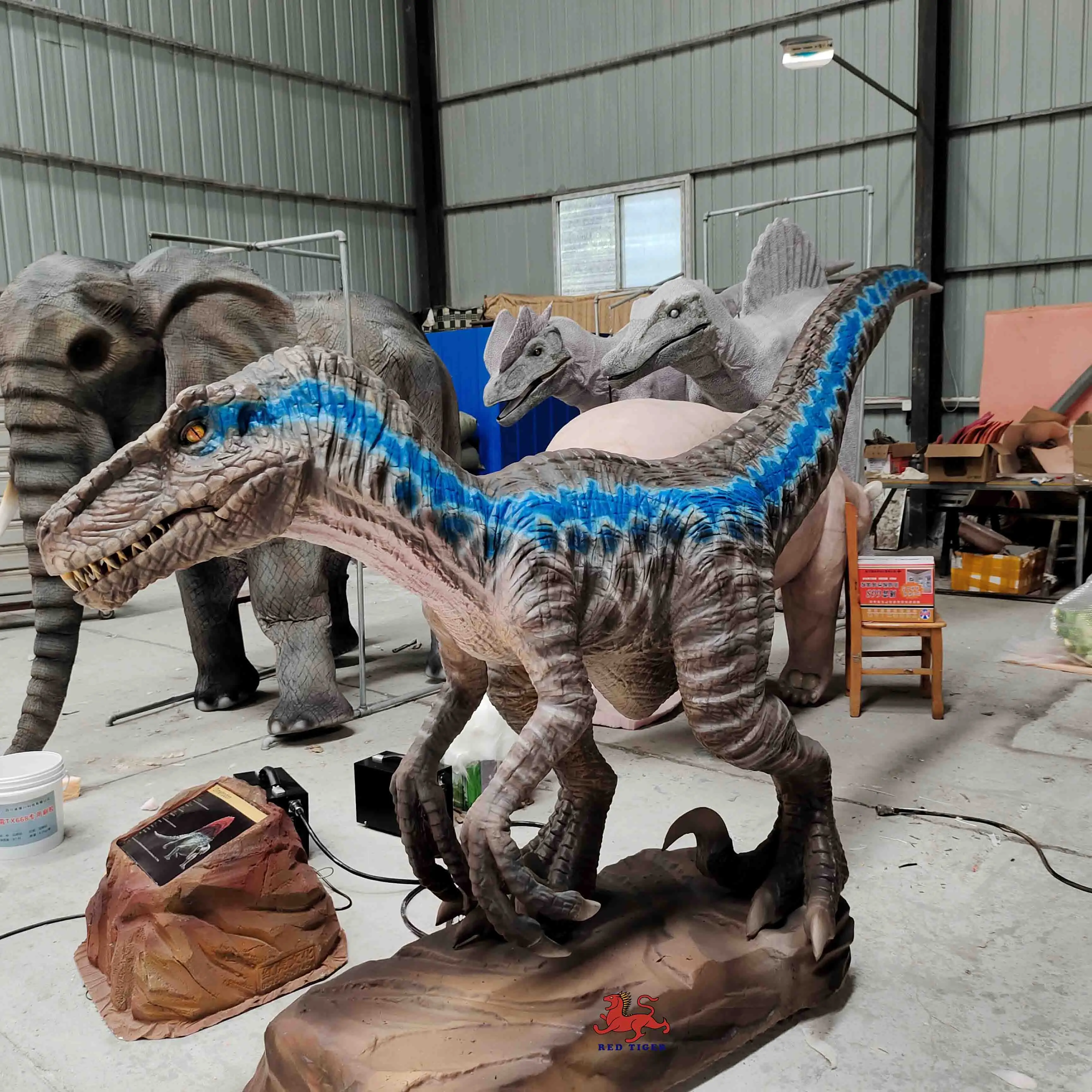 Mechanical Animated Dinosaur For Jurassic Theme park And Dino Related Events