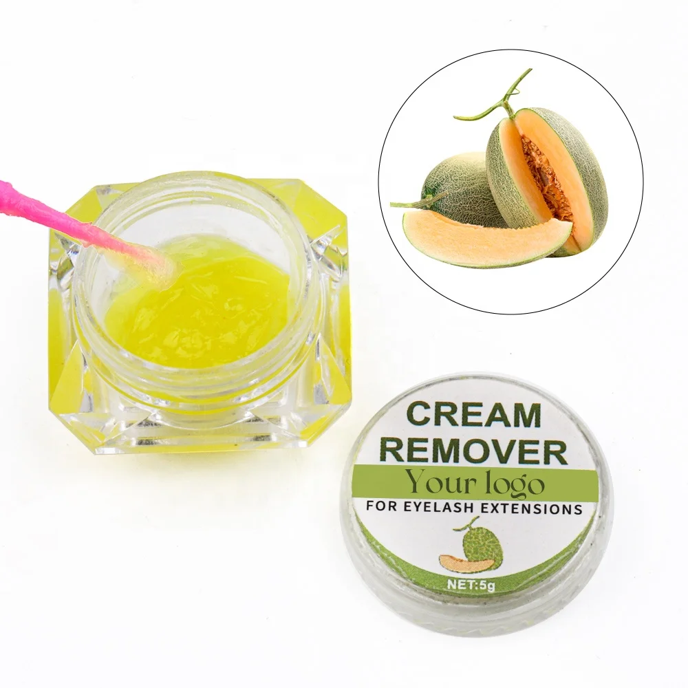 Private Label Lash Extension Remover Makeup Cream Pink Blue No Irritation Gel Lash Adhesive Remover Lash Extension Glue Remover