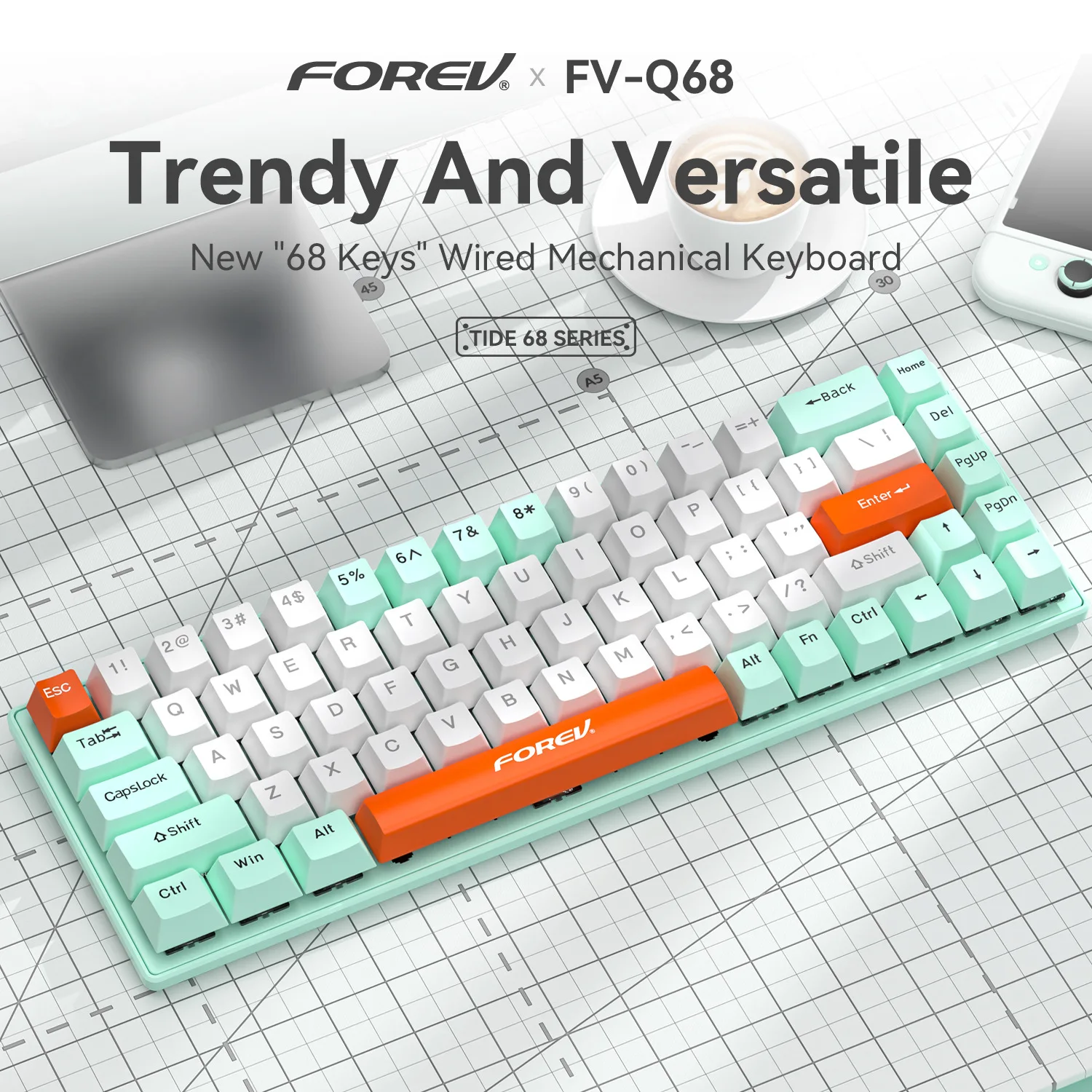 Индивидуальная трехрежимная RGB светящаяся игровая клавиатура Проводная электронная Спортивная Российская совместная модель для офисного оборудования портативных компьютеров