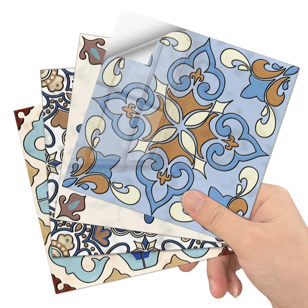 
 3D ПВХ роспись обои Турецкая плитка шкаф Глянцевая наклейка стена лестница  