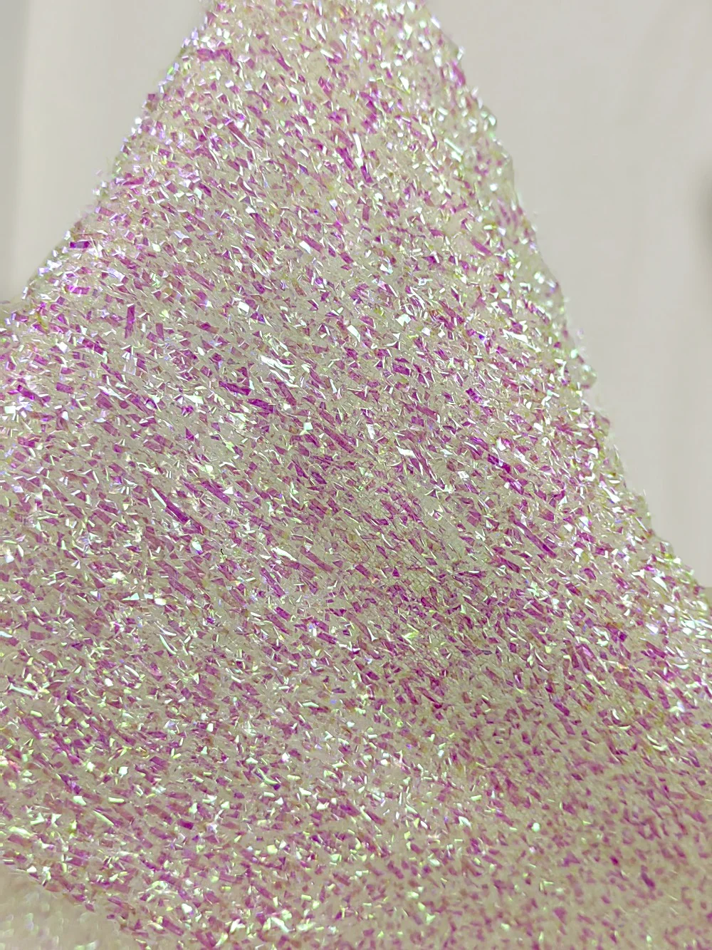 TS-J1004 Wholesale holographic multicolor sponge lurex  fabric for costume